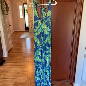 EEEIC Nautical maxi Lilly Pulitzer dress